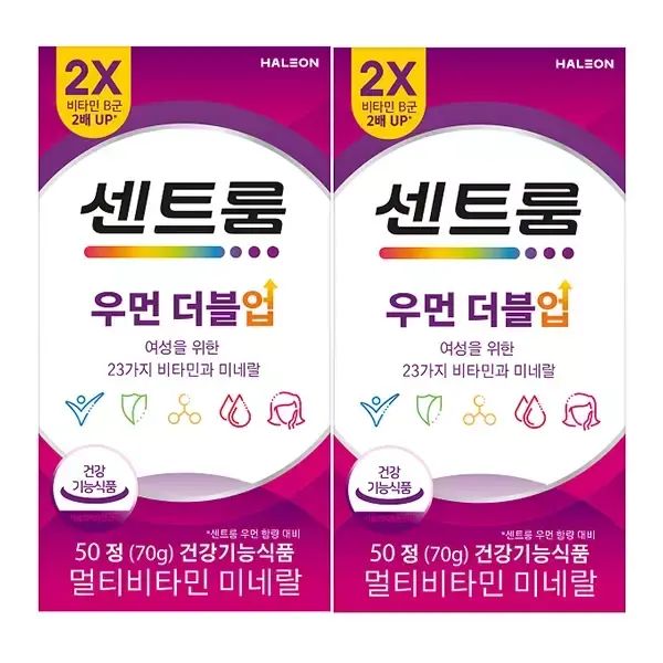 상품 이미지: 센트룸 우먼더블업 멀티비타민미네랄 50정, 2개