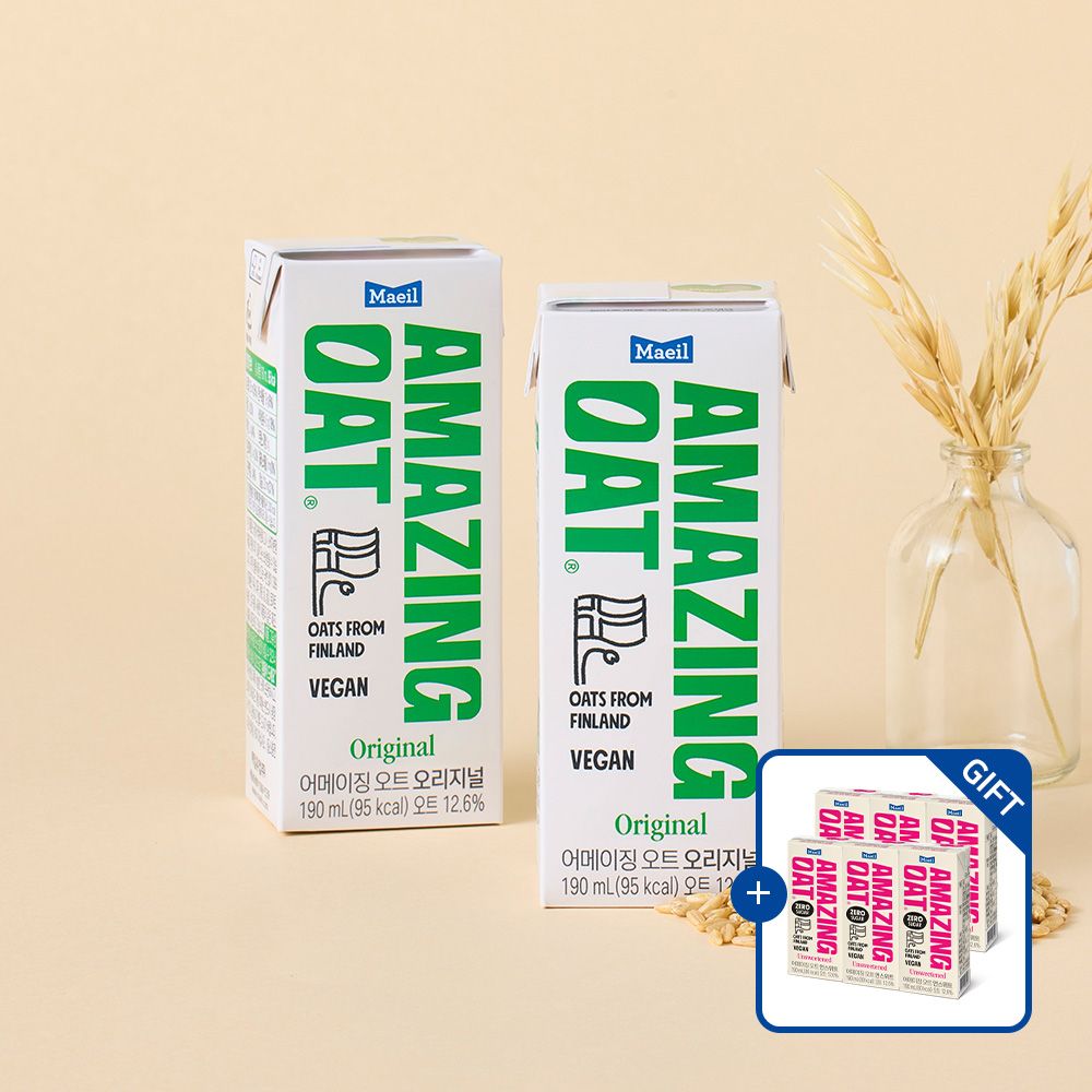 상품 이미지: 어메이징 오트 오리지널 190ml 24팩 [+오트 언스위트 190ml 6팩 증정]