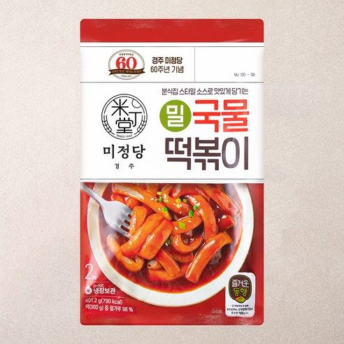 상품 이미지: 미정당 즐거운동행 밀 국물 떡볶이, 401.2g, 1개