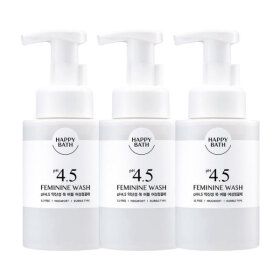 상품 이미지: 해피바스 PH4.5약산성 쑥/로즈 버블 여성청결제 300ml 3개
