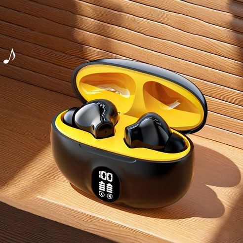 상품 이미지: SMABAT무선 블루투스 이어폰 타입C 노이즈 캔슬링 이어폰 블루투스5.3 스포츠 운동 이어폰 생활방수 가능