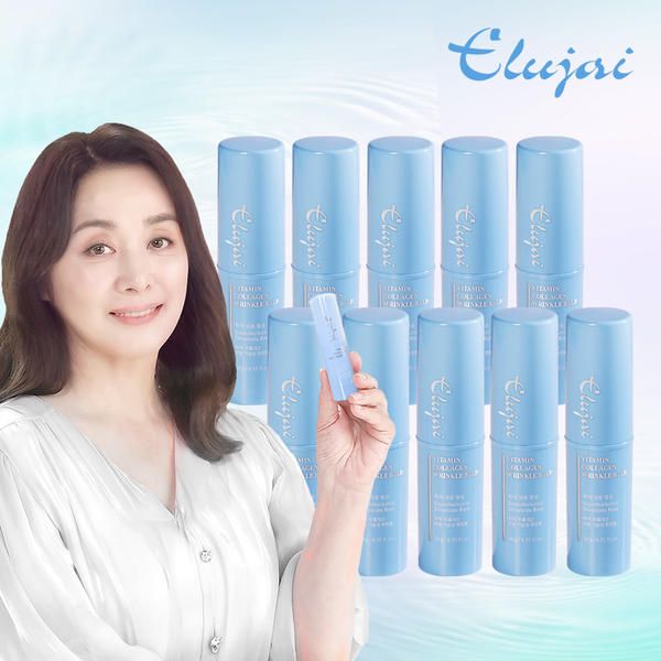 상품 이미지: [홈쇼핑정품] 엘루자이 비타민 콜라겐 링클밤 10개- 체험분 포함/ 멀티밤 주름지우개 미백 보습 탄력 피부