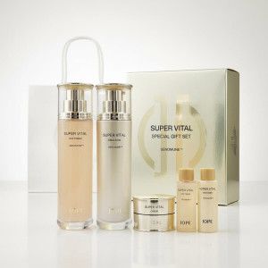 상품 이미지: (HOT특가딜)아이오페 2종세트 슈퍼바이탈 소프너150ml+에멀젼150ml+쇼핑백 선물세트 명절선물 최신상