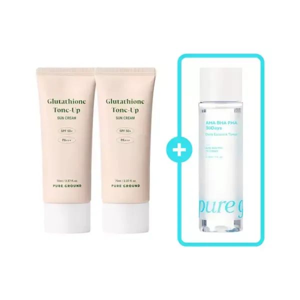 상품 이미지: 퓨어그라운드 글루타치온 톤업 선크림 (SPF50+ PA+++) 70ml 2개