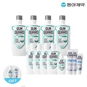 상품 이미지: 검가드 오리지날 S 820ml x 4 + 380ml x 4 + 100ml x 2 + 검가드 센서티브 치약 150gx2+ 20g x 2
