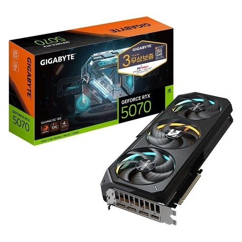 상품 이미지: GIGABYTE 지포스 RTX 5070 GAMING OC D7 12GB 제이씨현