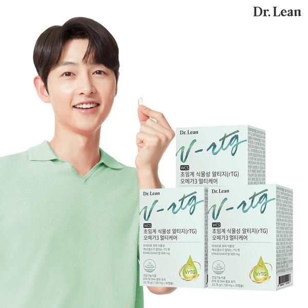 상품 이미지: 닥터린 초임계 식물성 알티지(rTG) 오메가3 멀티케어 3박스(3개월분)
