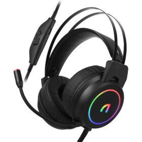 상품 이미지: N500 가상 7.1 ENC 초경량 RGB 게이밍 헤드셋 블랙