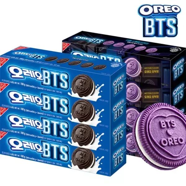 상품 이미지: [10% 중복쿠 폰]오레오 BTS 호떡맛/화이트 에디션 100g x 8개 외 골라담기 [초코/화이트/쿠키/딸기/민트/씬즈/리츠/과자]