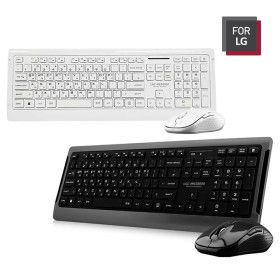 상품 이미지: FOR LG MKS-8000 PC 컴퓨터 노트북 사무실 사무용 무선 키보드 마우스 세트