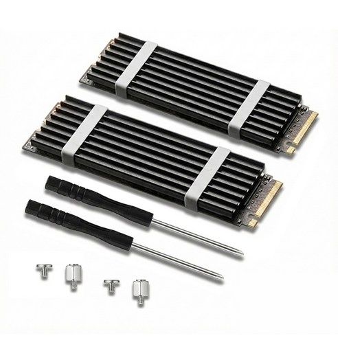 상품 이미지: M.2 SSD 방열판 NVME 히트싱크 히트파이프 기본형 P201