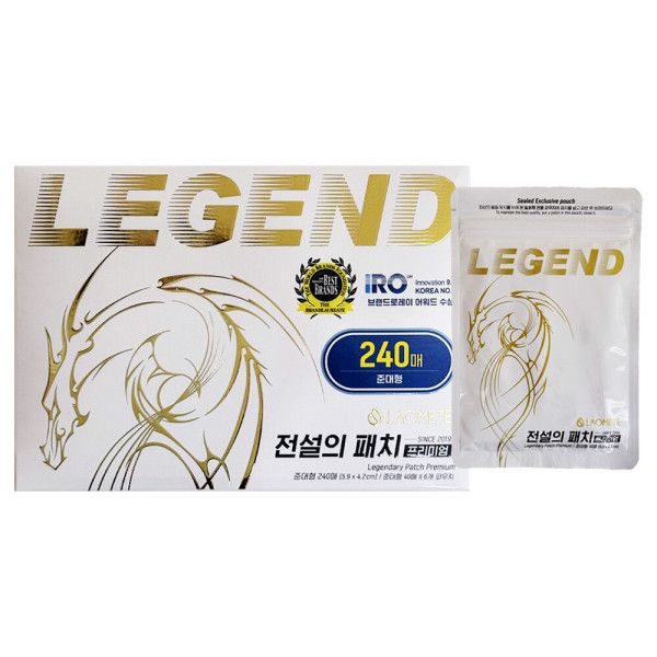 상품 이미지: 라오메뜨 전설의패치 프리미엄 준대형 240매 1개 /JJ몰