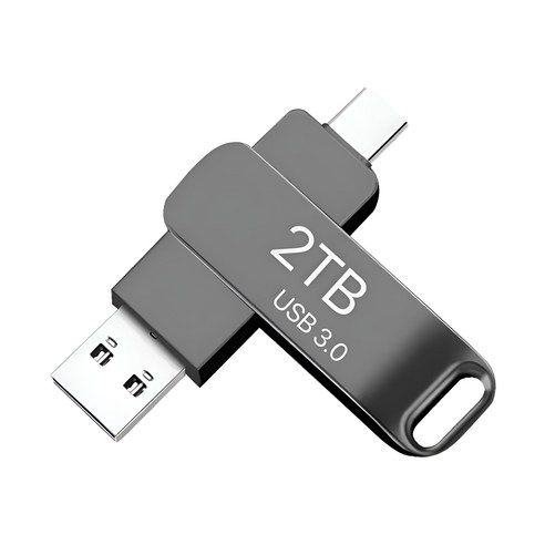 상품 이미지: 2TB Type-C 고속 USB 3.0 대용량 플래시 드라이브 휴대폰 컴퓨터 겸용 OTG