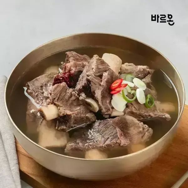 상품 이미지: 바르온 갈비탕 600g x 5팩(실온보관)