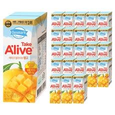 상품 이미지: 테이크얼라이브 망고 멸균, 200ml, 24개