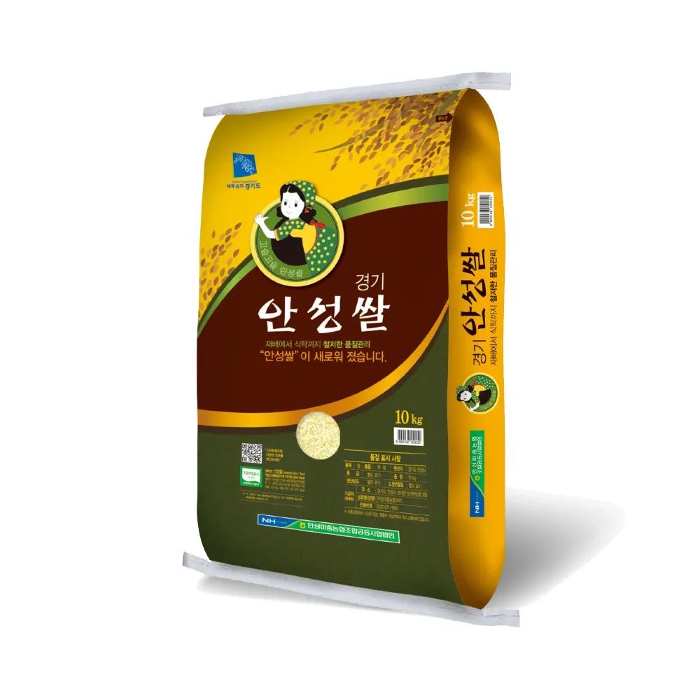 상품 이미지: [농협쌀] 25년산 햅쌀 경기 안성쌀 추청 10kg (상등급/당일도정)