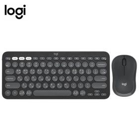 상품 이미지: 키스킨증정 로지텍 K380S+M240 블랙 한글각인 블루투스 키보드 무소음 마우스세트