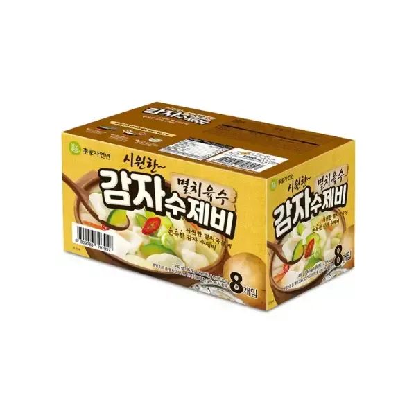 상품 이미지: 이가자연면 멸치육수 감자수제비 186.5g x 8