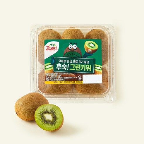 상품 이미지: 제스프리 뉴질랜드산 후숙 그린키위, 1개, 700g