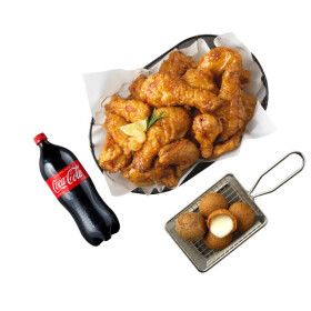 상품 이미지: (BHC) 골드킹 콤보+치즈볼+콜라1.25L