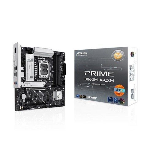 상품 이미지: ASUS PRIME B860M-A-CSM STCOM 에이수스 컴퓨터 PC 게이밍 메인보드 인텔