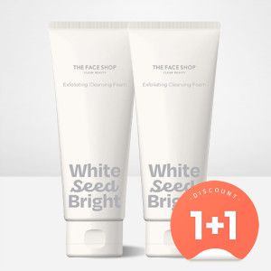상품 이미지: (1+1) 화이트씨드 엑스폴리에이팅 폼 클렌저 150ml