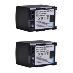 상품 이미지: 캐논 XA10 빅시아 HF M40HF200HF10HF20HF 용 BP-819 배터리 2500mAh