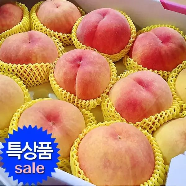 상품 이미지: 털 복숭아 4kg 대과(12~13과) 특품 딱딱이 선물용