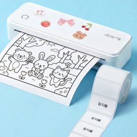 상품 이미지: 디클 DPP-AI01W 휴대용프린터 A4 블루투스 무선 감열식 미니프린터 라벨 모바일