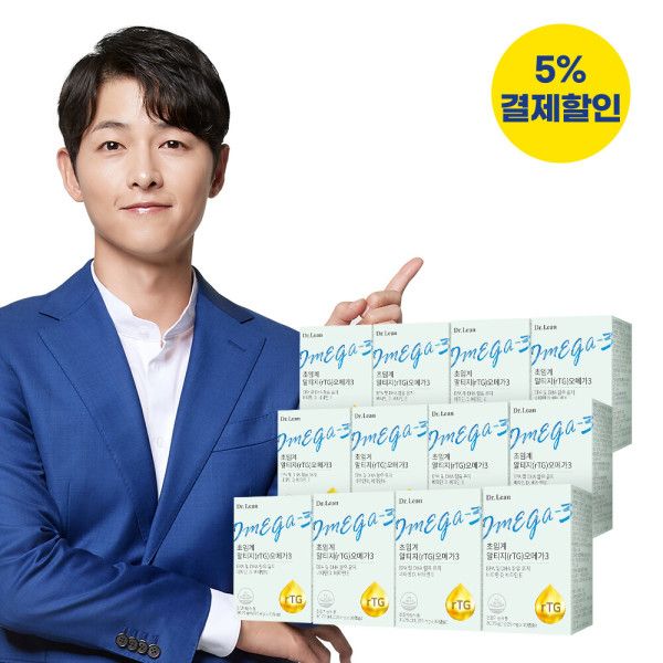 상품 이미지: 닥터린 초임계 알티지(rTG) 오메가3 (송중기 오메가) 12개월
