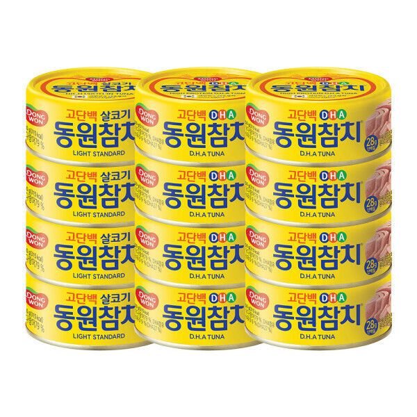 상품 이미지: 동원 DHA 150G 8캔 + 라이트스탠다드 150G 4캔
