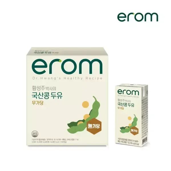 상품 이미지: 이롬 황성주 국산콩두유 무가당 190ml x 16개