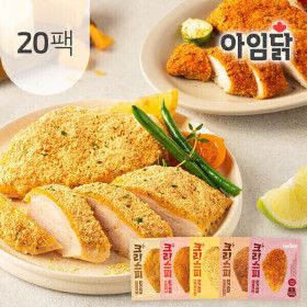상품 이미지: 크리스피 닭가슴살 90g 5종 10팩+10팩 (총 20팩)