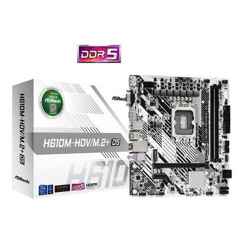 상품 이미지: ASRock H610M-HDV/M.2+ D5 대원씨티에스