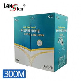 상품 이미지: 랜스타 CAT.6 SFTP 기가비트 랜선 박스 300M LS-6SFTP-300M uNo
