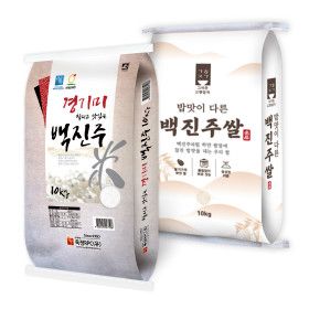 상품 이미지: 푸드앤픽 백진주 쌀 10kg 찰지고 맛있는 경기미 25년 단일품종 백미