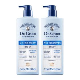 상품 이미지: 닥터그루트 스칼프솔루션 쿨멘솔 샴푸 700ml 2개