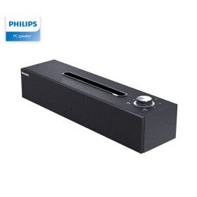 상품 이미지: 필립스 컴퓨터 PC 사운드바 스피커 블루투스 USB 게이밍 SPA3818+AA건전지10개