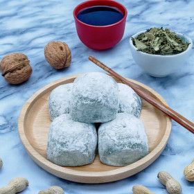 상품 이미지: (떡 DC몰) 쑥왕찹쌀떡 왕모찌 쑥영양찹쌀떡 (100g20알 2kg 4박스) 굳지않는떡 답례떡 행사떡 선물용떡