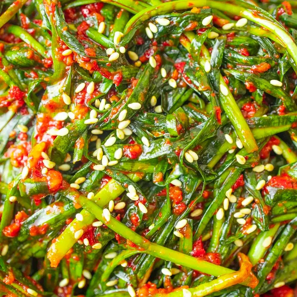 상품 이미지: 풍부한 감칠맛 양념의 HACCP 전라도 국산 부추김치 2kg 외 김치모음