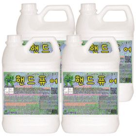 상품 이미지: 핸드퓨어 블루 3.75L 거품타입 손세정제 핸드워시 4개 무료배송