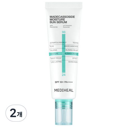 상품 이미지: 메디힐 마데카소사이드 수분 선세럼 흔적 리페어, 50g, 2개