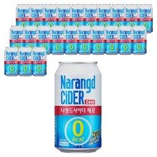 상품 이미지: 나랑드사이다 제로, 345ml, 24개