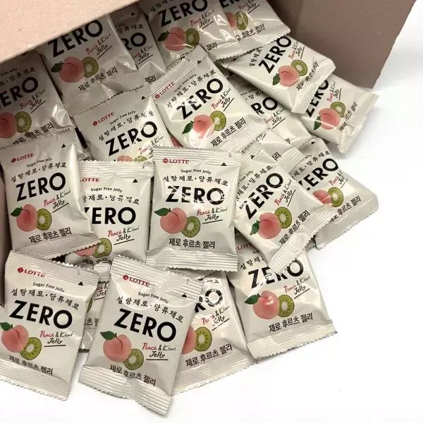 상품 이미지: 제로 후르츠 젤리 40개 개별포장 무설탕 무색소 대용량 간식