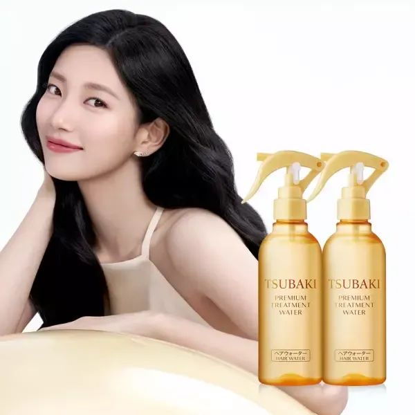 상품 이미지: 츠바키 프리미엄 트리트먼트 워터 210ml 2개 + 츠바키 샤쉐 4매