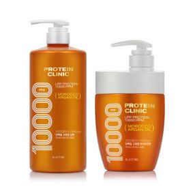 상품 이미지: 엘라스틴 프로틴클리닉 고영양 샴푸 1000ml + 트리트먼트700ml