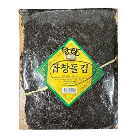 상품 이미지: (화입) 왕왕특품 곱창돌김 1톳 100매 (500g이상) /국산 김