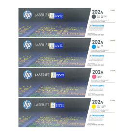상품 이미지: HP 202A 정품토너 M254nw M254dw M281fdw M280nw 세트