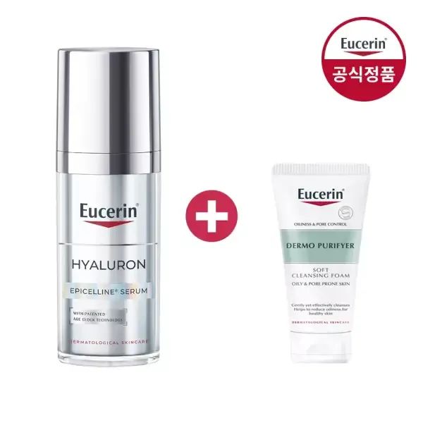 상품 이미지: 유세린 하이알루론 에피셀린 세럼 30ml +(증)클렌징폼 50g