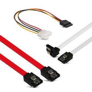 상품 이미지: 고급형 SATA 케이블 SATA3 락 LOCK 컴퓨터 노트북 하드 디스크 HDD SSD ODD 메인보드 데이터 선